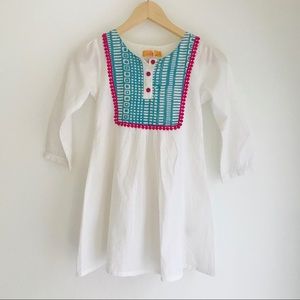 NEW girls cotton dress cotton boho chic size 5 -6 boutique